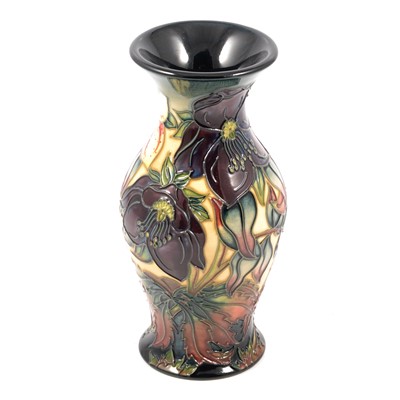 Lot 1 - Moorcroft Pottery, a 'Hellebore' design vase