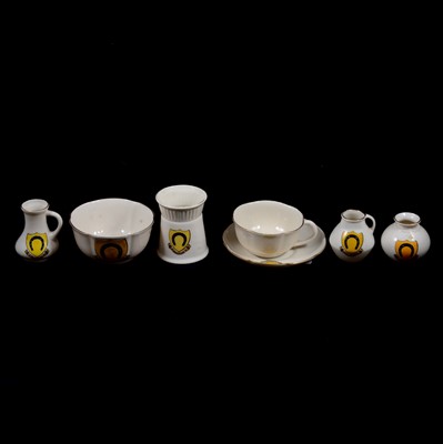 Lot 135 - Collection of Goss China, each with Oakham crest.