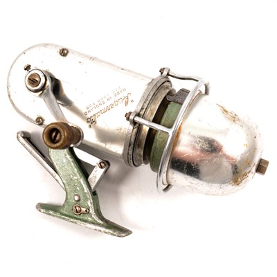 Lot 231 - Early 'Augermatic' trigger action spinning fishing reel