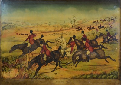 Lot 476 - Two hunting prints and a sporting print