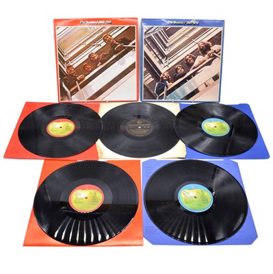 Lot 151 - The Beatles, three LP vinyl music records including Please Please Me