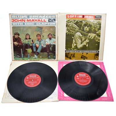 Lot 166 - John Mayall with Eric Clapton - Blues Breakers and Diary of a Band.
