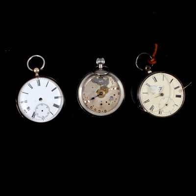 Lot 159 - Eleven part complete gold, silver and other metal pocket watches.