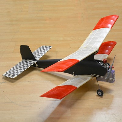 Lot 61 - Black biplane, Redfin 061 diesel