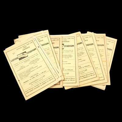 Lot 178 - A collection of twenty Luton Stadium greyhound racing programmes, 1930's