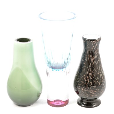 Lot 23 - Three glass vases