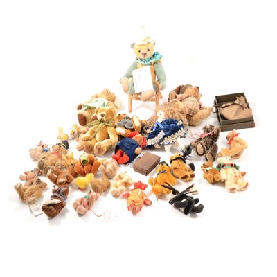 Lot 203 - A box of teddy bears