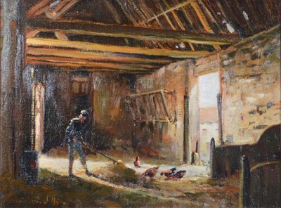 Lot 467 - David Hyde, Barn interior