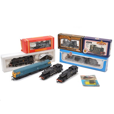 Lot 289 - Eight OO gauge locomotives, including Bachmann, Hornby, Airfix and Mainline, some boxed