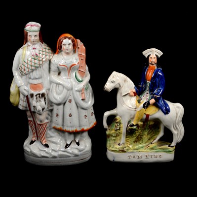 Lot 92 - Collection of  Staffordshire Ironstone ceramics and figures