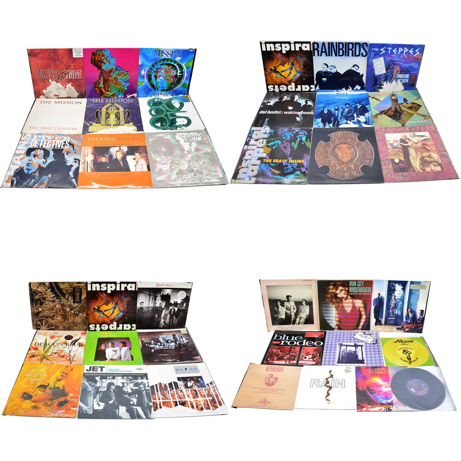 Lot 164 - Thirty-seven 1980s and 1990s vinyl music records.