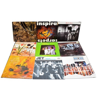 Lot 164 - Thirty-seven 1980s and 1990s vinyl music records.