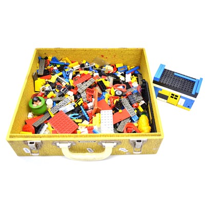 Lot 231 - One tray of loose vintage Lego bricks and pieces.