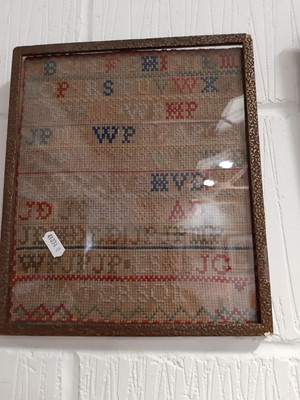 Lot 323 - George III Scottish sampler and three Victorian samplers