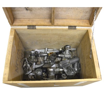 Lot 54 - Box of Aero engines and spare parts