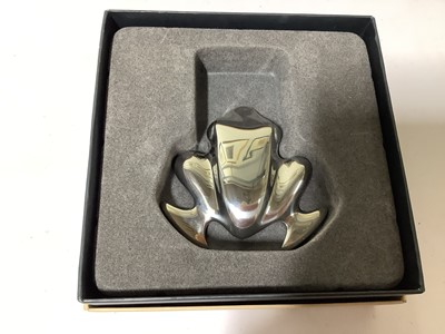 Lot 443 - Henning Koppel for Georg Jensen - a frog paperweight.