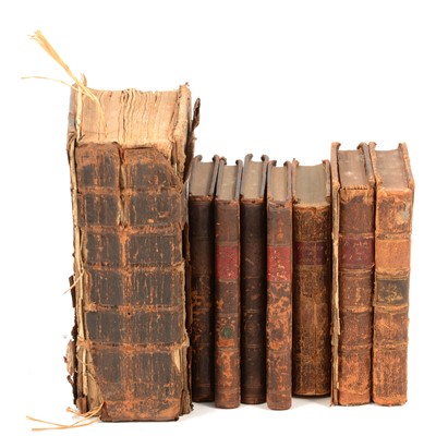 Lot 108 - The Poetical Works of John Milton, publ John Bell, 1776, in 4 vols; etc