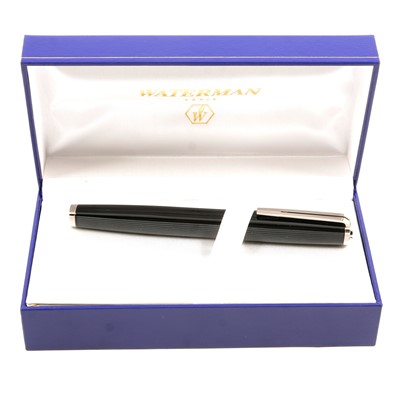 Lot 376 - Waterman of Paris - an Exception Night and Day Black Fountain Pen.