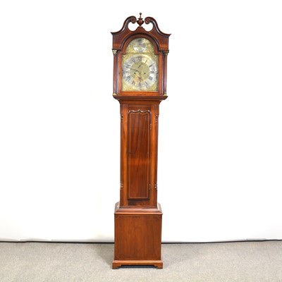 Lot 378 - George Dobbie, Falkirk, mahogany longcase clock