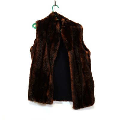 Lot 333 - A fur gilet.