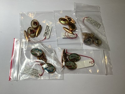 Lot 281 - Thirty-two pairs of vintage cufflinks, many 1930’s 1940’s.