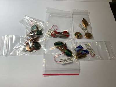 Lot 281 - Thirty-two pairs of vintage cufflinks, many 1930’s 1940’s.