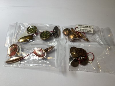 Lot 281 - Thirty-two pairs of vintage cufflinks, many 1930’s 1940’s.