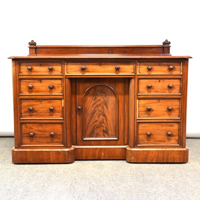 Lot 375 - Victorian mahogany dressing table