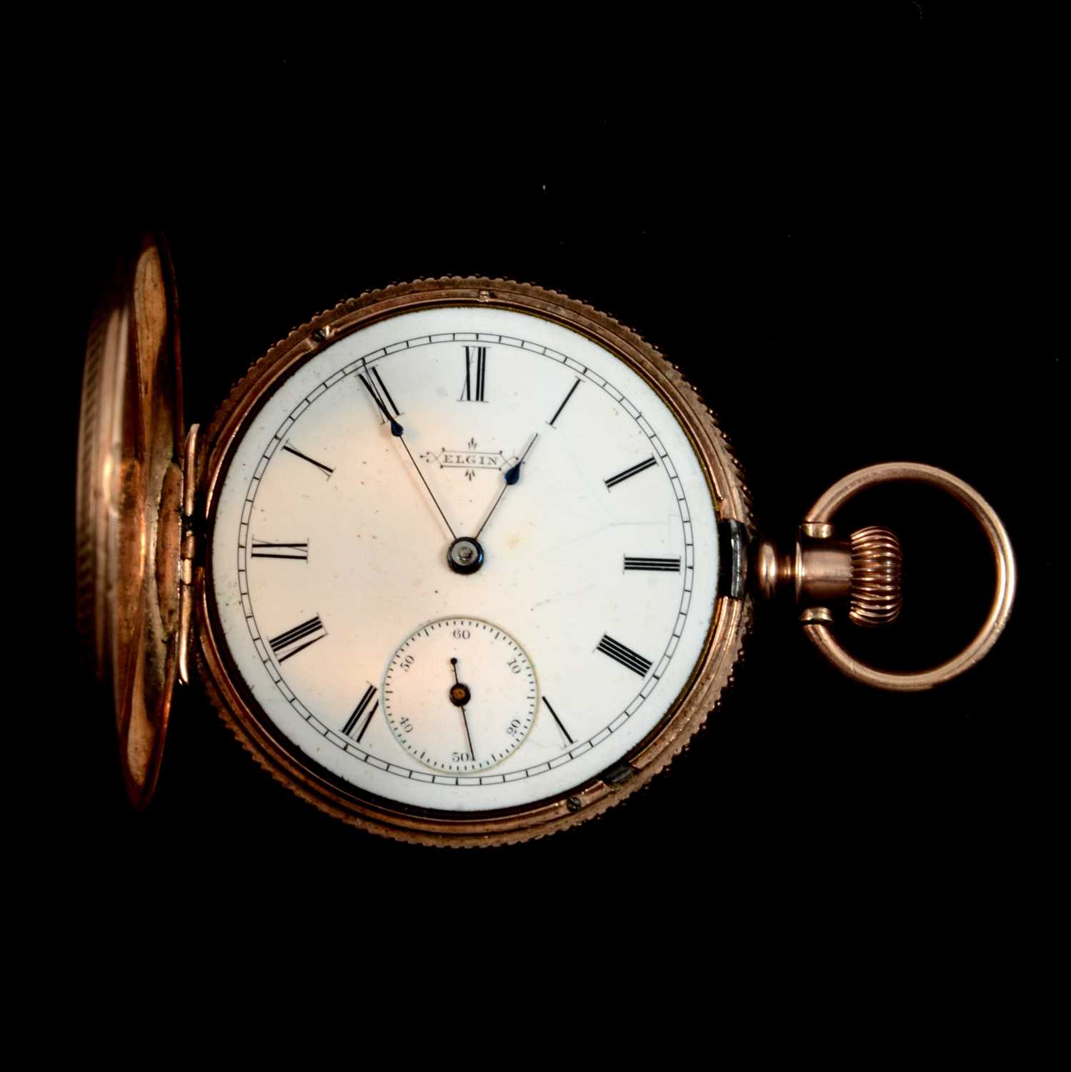 Lot 212 - An Elgin full hunter pocket watch.