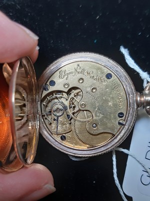 Lot 212 - An Elgin full hunter pocket watch.