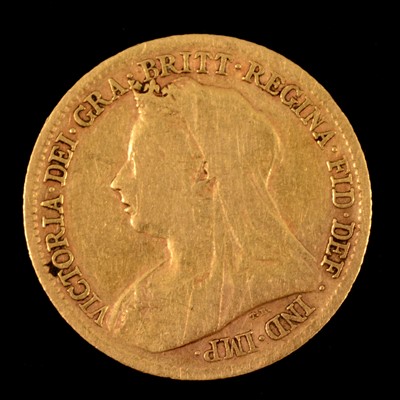 Lot 57A - A Gold Half Sovereign Coin.