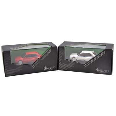 Lot 208 - Two Kyosho die-cast models, Lancia Deltas, boxed