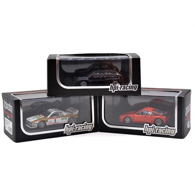 Lot 136 - Three HPI-Racing Lancia die-cast models