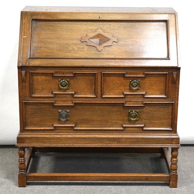 Lot 436 - Oak bureau