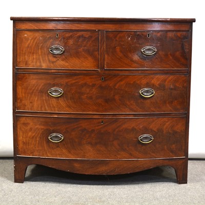 Lot 429 - Victorian mahogany bowfront chest of drawers