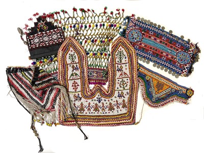 Lot 37 - Collection of Afghan and Indian beadwork