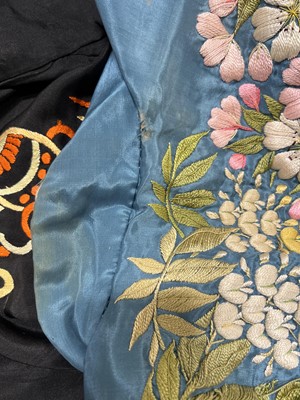 Lot 39 - Two Japanese silk kimonos