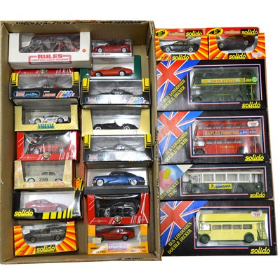 Lot 141 - Twenty-two die-cast model vehicles, boxed.