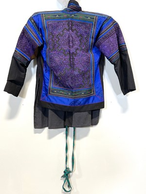Lot 53 - A Chinese Miao embroidered jacket