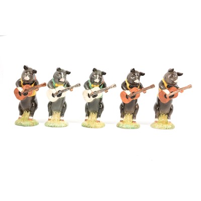 Lot 38 - Thirteen Beswick Pig Promenade figures