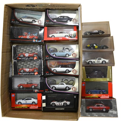 Lot 161 - Eighteen die-cast model vehicles, including Schuco, EG, Starline