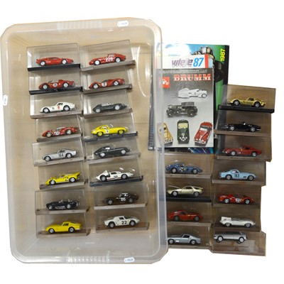 Lot 158 - Twenty-seven die-cast cars, including Brumm, NZG