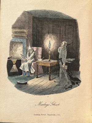 Lot 123 - Dickens, Charles, A Christmas Carol in prose, Leipzig, 1843