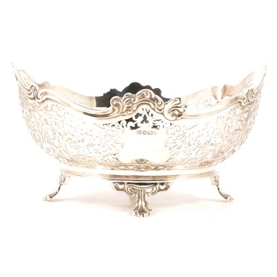 Lot 219 - Silver fruit basket, Atkin Bros, Sheffield...