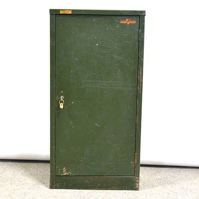 Lot 377 - Industrial metal cupboard