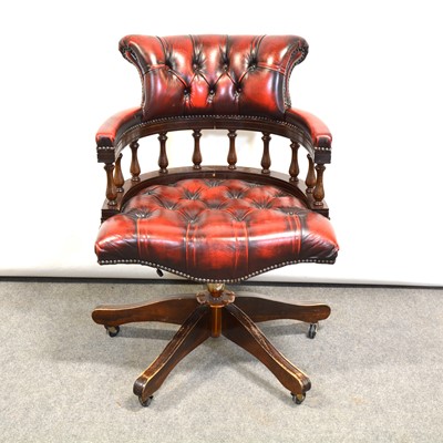 Lot 439 - Captain's chair, modern