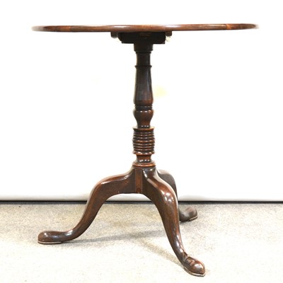 Lot 369 - Georgian mahogany tripod table