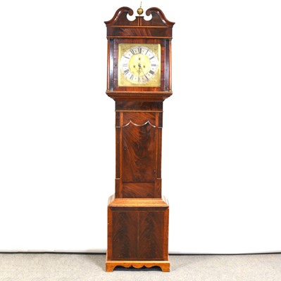 Lot 375 - George III mahogany longcase clock, George III mahogany longcase clock, Thomas Birchall, Nantwich