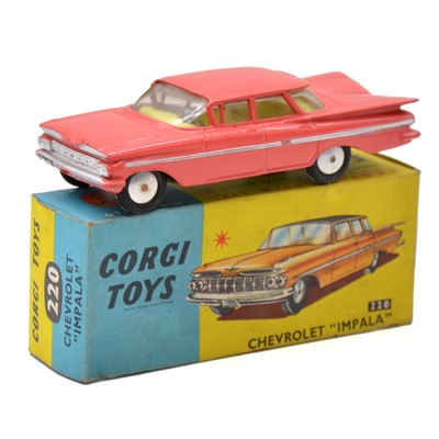 Lot 56 - Corgi Toys die-cast model ref 220 Chevrolet Impala