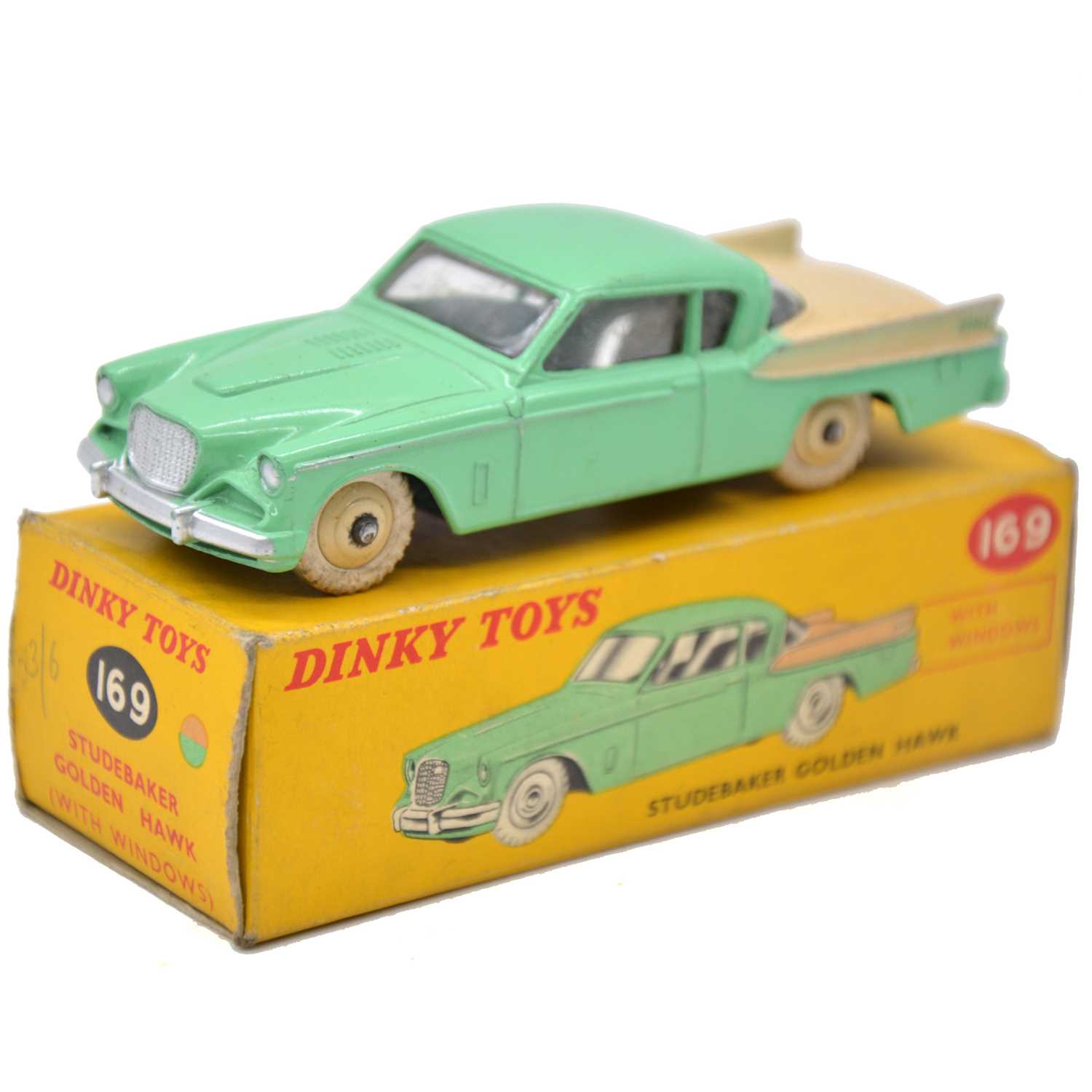 Lot 17 - Dinky Toys die-cast model ref 169 Studebaker Golden Hawk